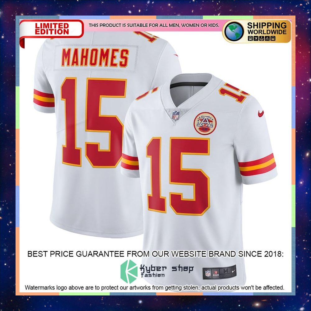 Patrick Mahomes Kansas City Chiefs Vapor White Football Jersey 32 Patrick Mahomes Kansas City Chiefs Vapor White Football Jersey word3