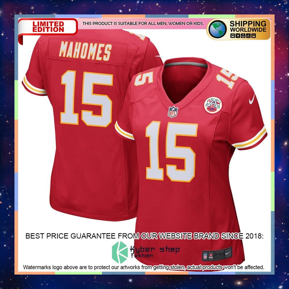 Patrick Mahomes Kansas City Chiefs Women's Player Red Football Jersey 4 Patrick Mahomes Kansas City Chiefs Women's Player Red Football Jersey word1