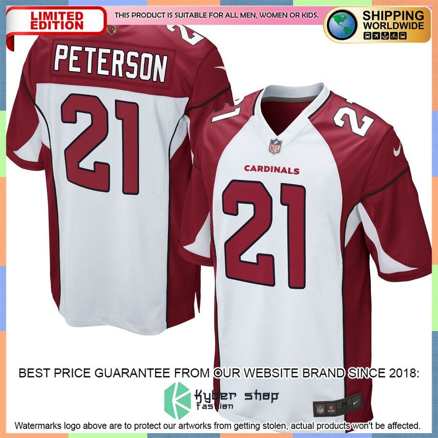 Patrick Peterson Arizona Cardinals Youth White Football Jersey