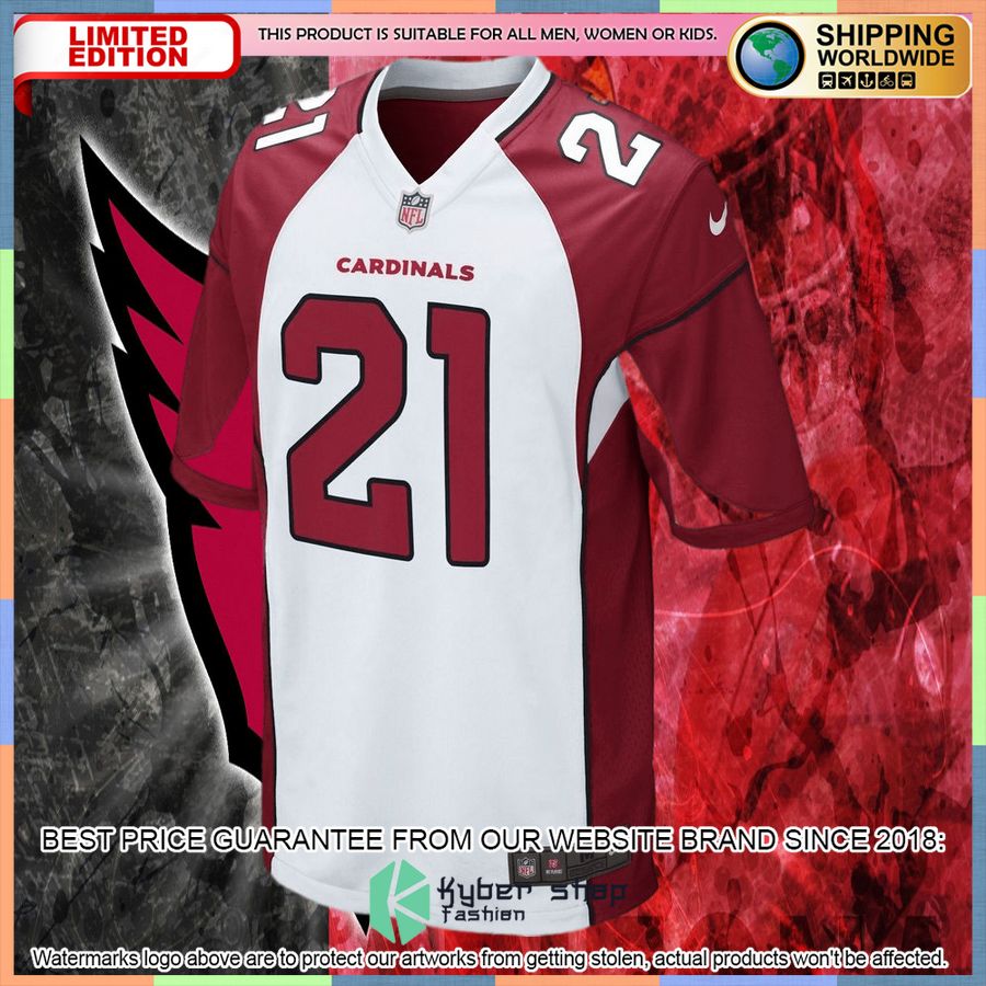 Patrick Peterson Arizona Cardinals Youth White Football Jersey 5 Patrick Peterson Arizona Cardinals Youth White Football Jersey word3