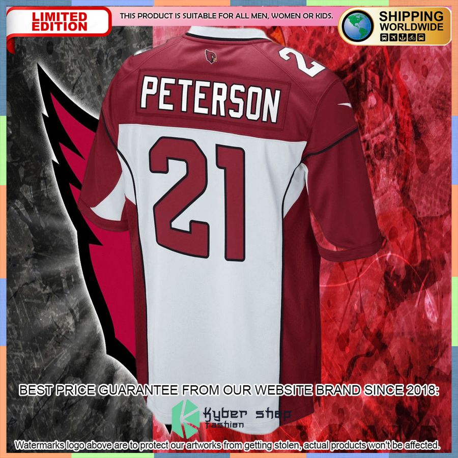 Patrick Peterson Arizona Cardinals Youth White Football Jersey 6 Patrick Peterson Arizona Cardinals Youth White Football Jersey word3