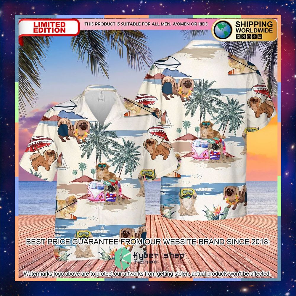 Pekingese Summer Beach Hawaiian Shirt 4 Pekingese Summer Beach Hawaiian Shirt word3