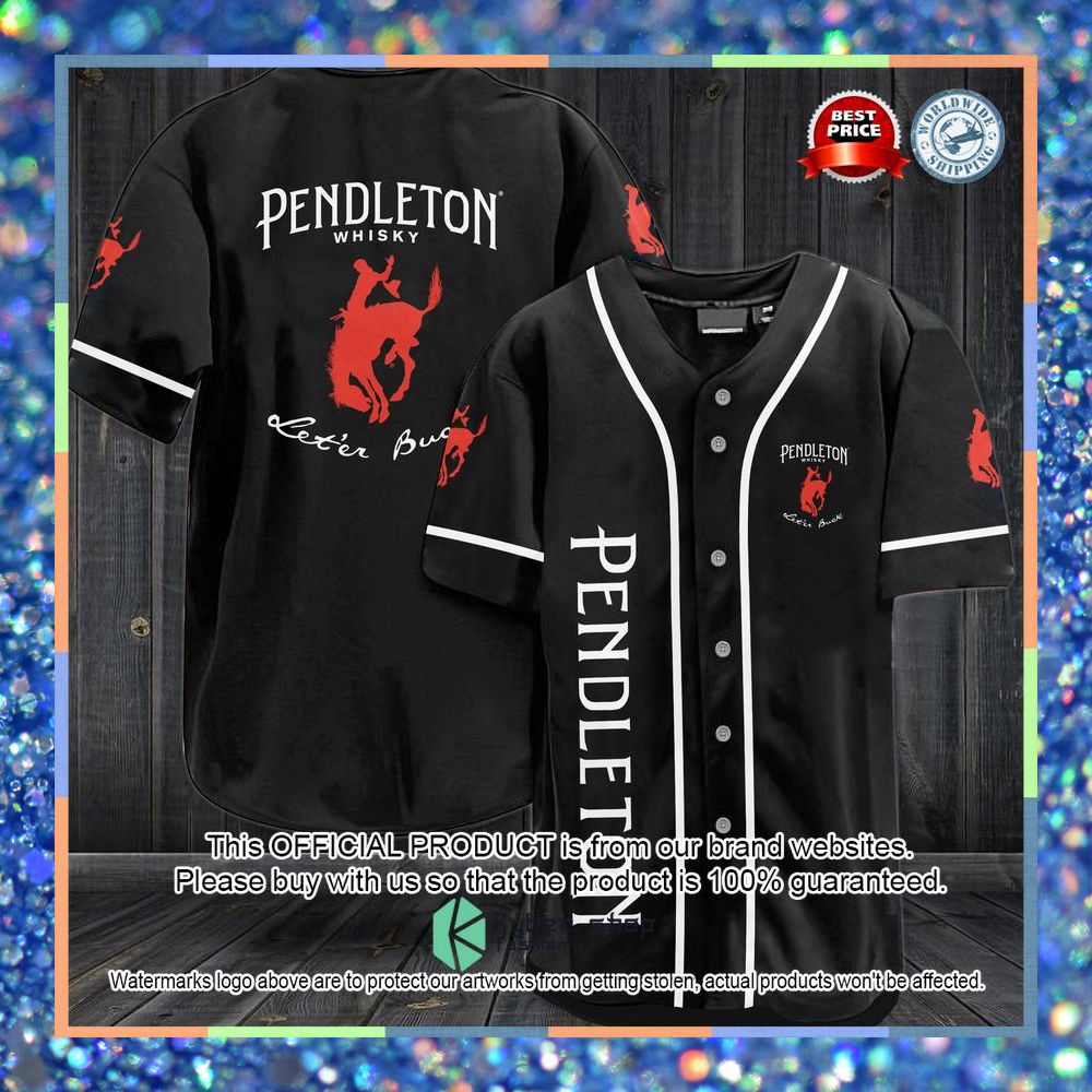 Pendleton Whiskey Baseball Jersey 5 Pendleton Whiskey Baseball Jersey word1