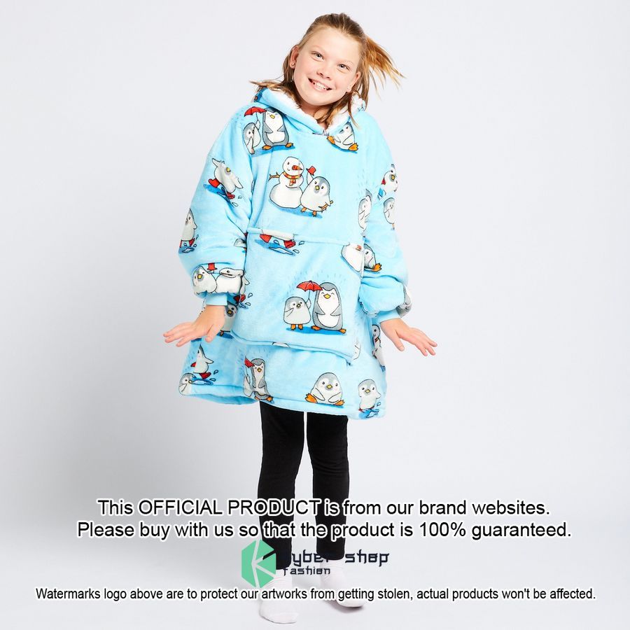 Penguin Kids Oodie Blanket Hoodie