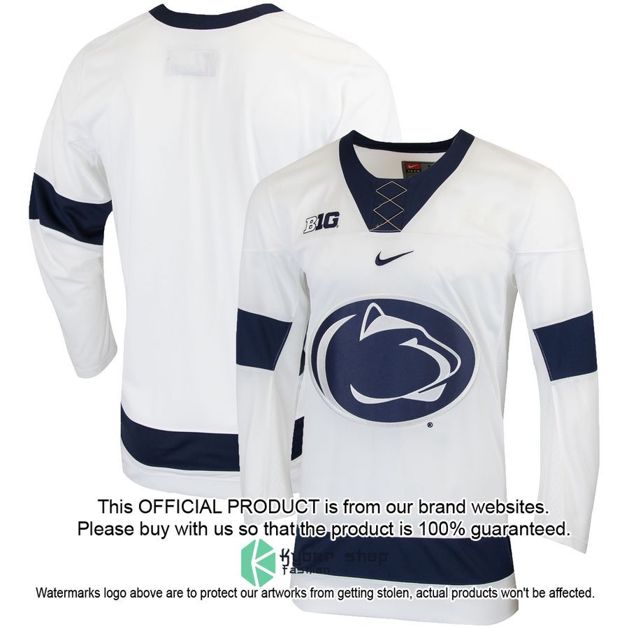 Penn State Nittany Lions Replica College Hockey Navy Football Jersey 6 Penn State Nittany Lions Replica College Hockey Navy Football Jersey word2