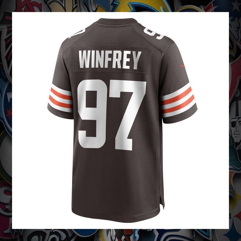 Perrion Winfrey Cleveland Browns Brown Football Jersey 7 Perrion Winfrey Cleveland Browns Brown Football Jersey word3