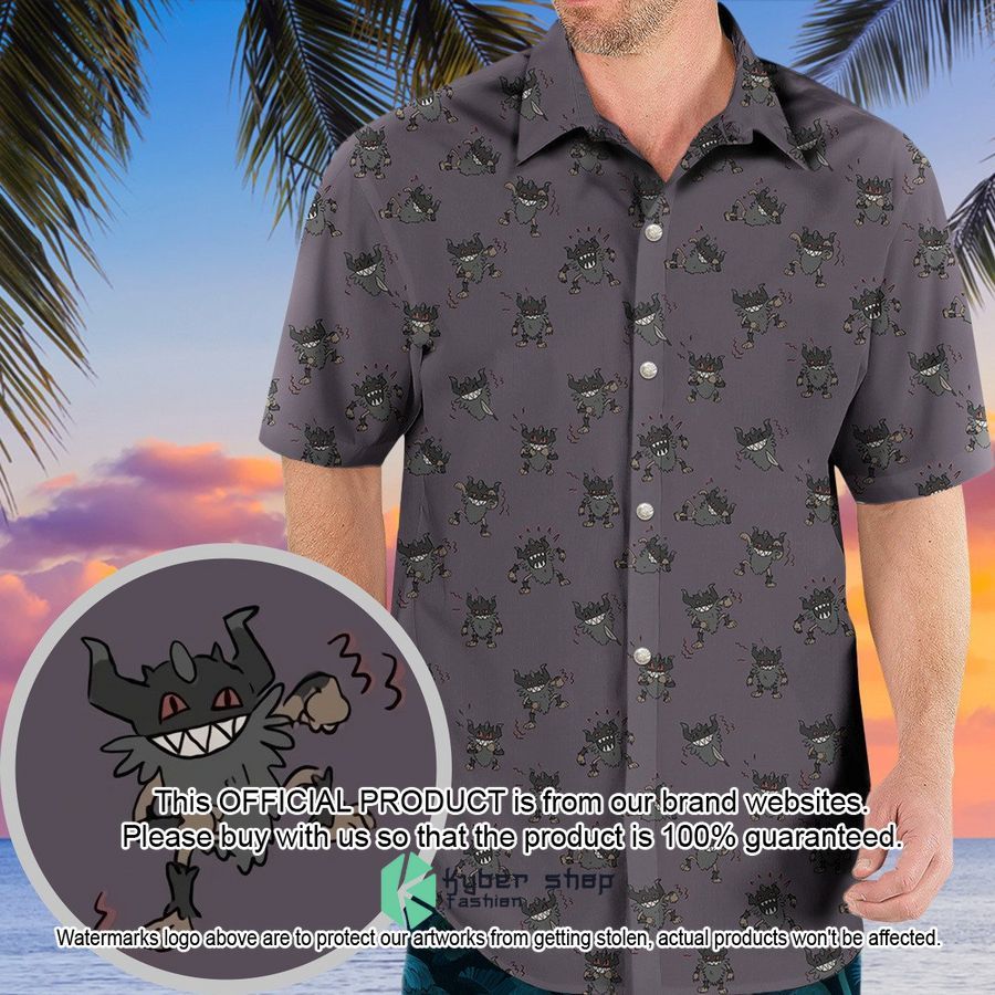 Perrrrrserker Pokemon Pattern Hawaiian Shirt