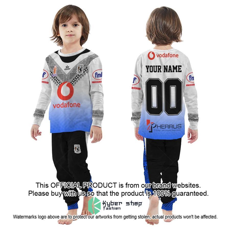 Personalise Fiji Bati Rugby League World Cup Jersey Away 2022 Pajamas Set 3 Personalise Fiji Bati Rugby League World Cup Jersey Away 2022 Pajamas Set word2