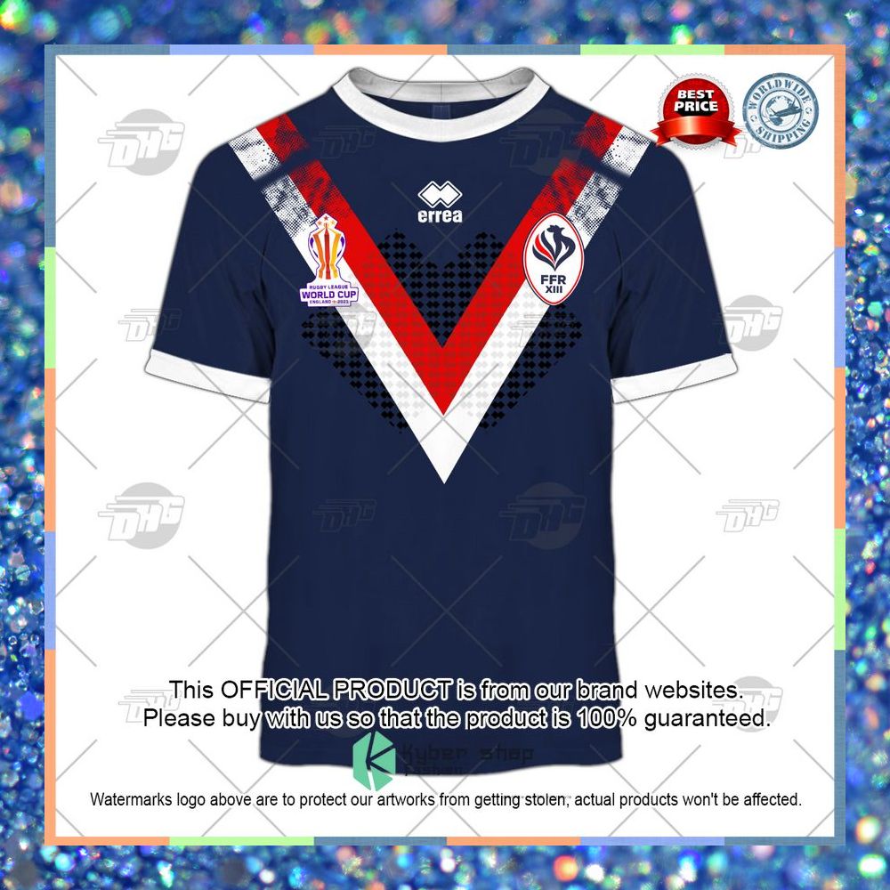 Personalized France Les Bleus Rugby League World Cup White Jersey 2022 Shirt, Hoodie 11 Personalized France Les Bleus Rugby League World Cup White Jersey 2022 Shirt, Hoodie word2