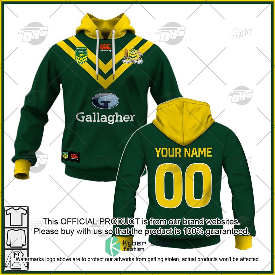 Personalized Australian Kangaroos ARL CCC 2022 Jersey Shirt, Hoodie