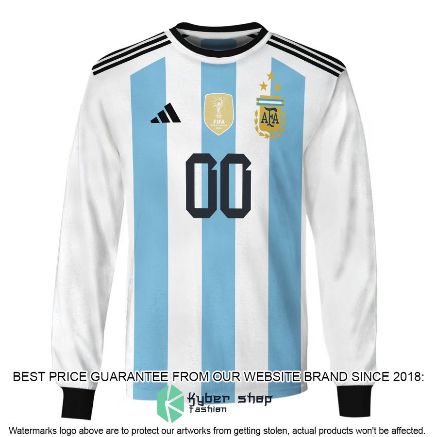 Personalized Argentina Football Team 3 Stars 3D Hoodie, Shirt 5 Personalized Argentina Football Team 3 Stars 3D Hoodie, Shirt word2
