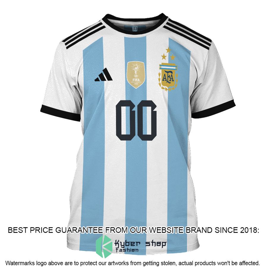 Personalized Argentina Football Team 3 Stars 3D Hoodie, Shirt 7 Personalized Argentina Football Team 3 Stars 3D Hoodie, Shirt word2