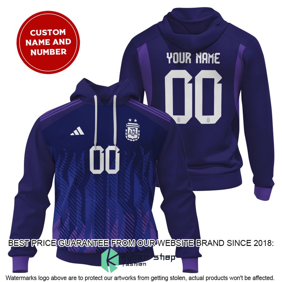 Personalized Argentina Football Team Hoodie, Shirt word3