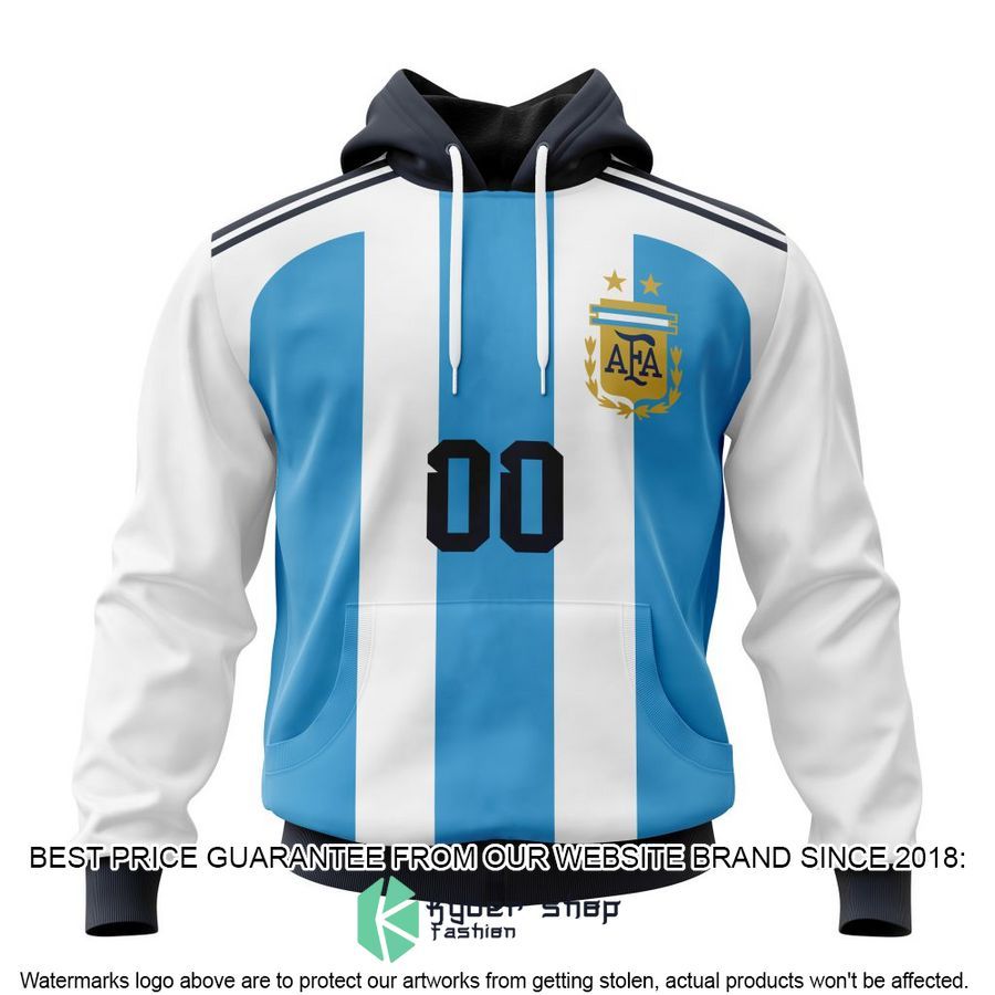 Personalized Argentina World Cup 2022 Home Shirt, Hoodie