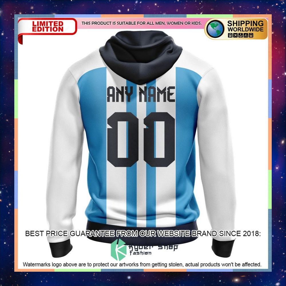 Personalized Argentina World Cup 2022 Home Shirt, Hoodie 12 Personalized Argentina World Cup 2022 Home Shirt, Hoodie word2