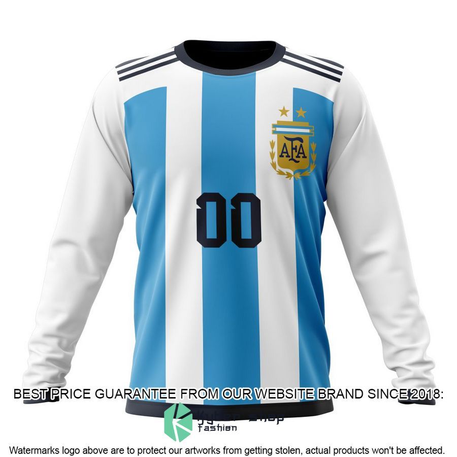 Personalized Argentina World Cup 2022 Home Shirt, Hoodie 6 Personalized Argentina World Cup 2022 Home Shirt, Hoodie word2