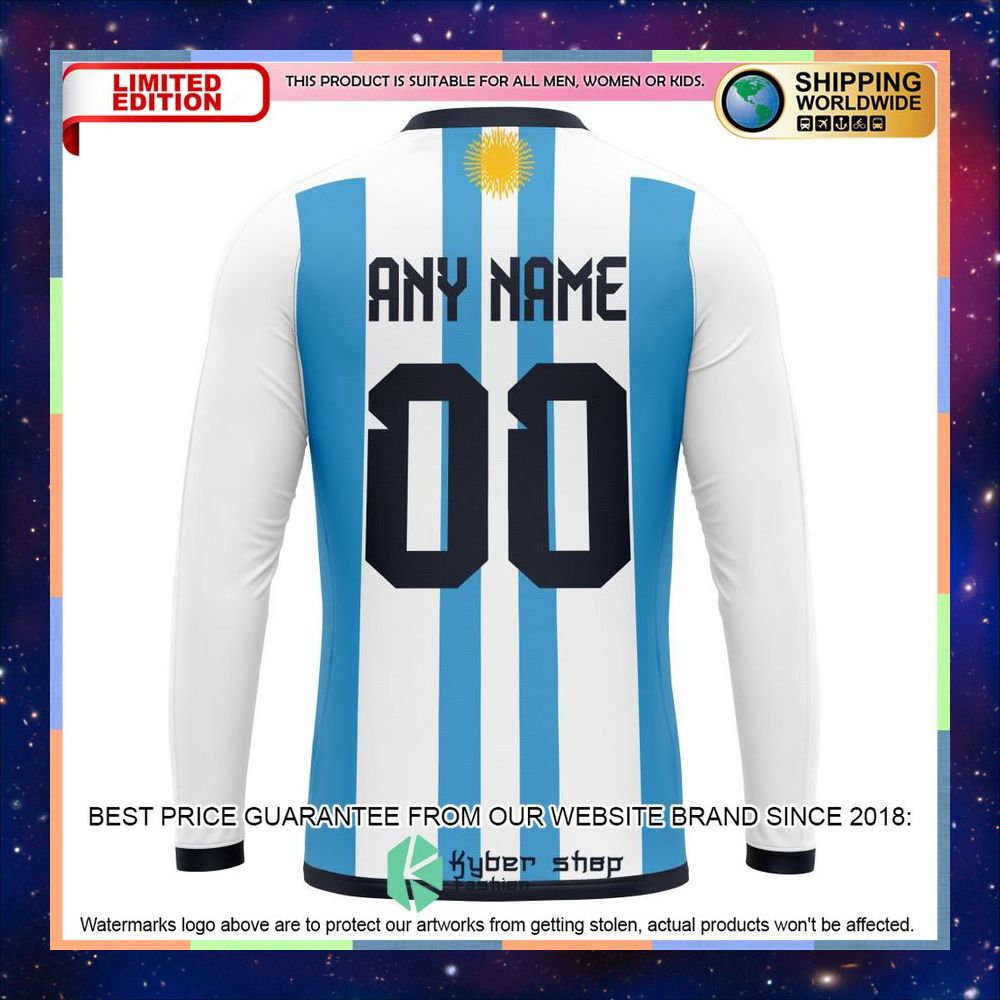 Personalized Argentina World Cup 2022 Home Shirt, Hoodie 16 Personalized Argentina World Cup 2022 Home Shirt, Hoodie word2