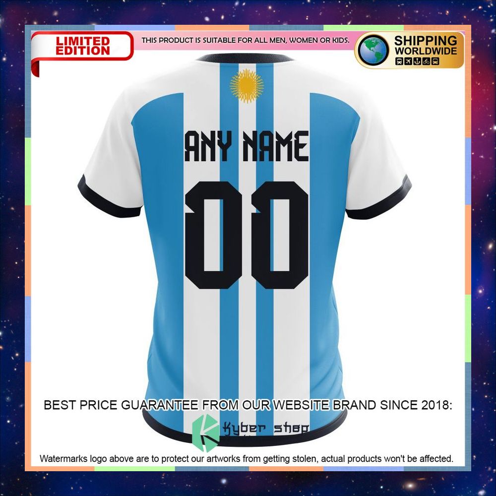 Personalized Argentina World Cup 2022 Home Shirt, Hoodie 18 Personalized Argentina World Cup 2022 Home Shirt, Hoodie word2