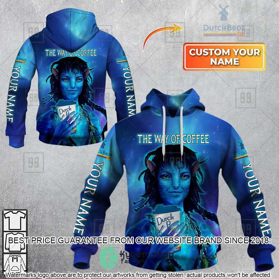Personalized Avatar 2 The Way Of Coffee Dutch Bros Shirt, Hoodie