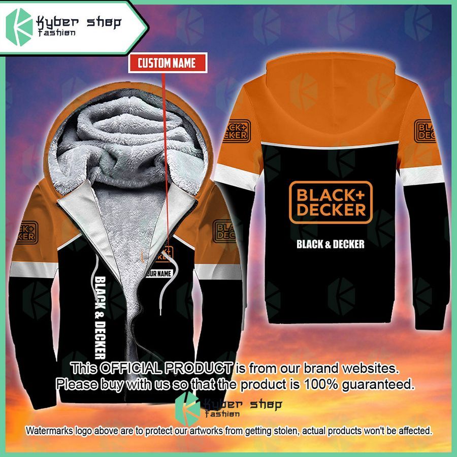 Personalized Black & Decker Fleece Hoodie