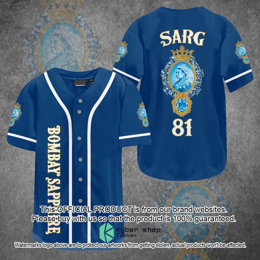 Personalized Bombay Sapphire Baseball Jersey
