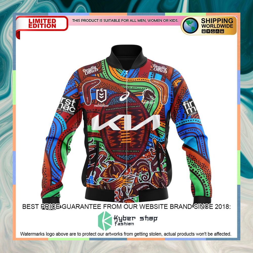 Personalized Brisbane Broncos Bomber Jacket 8 Personalized Brisbane Broncos Bomber Jacket word2