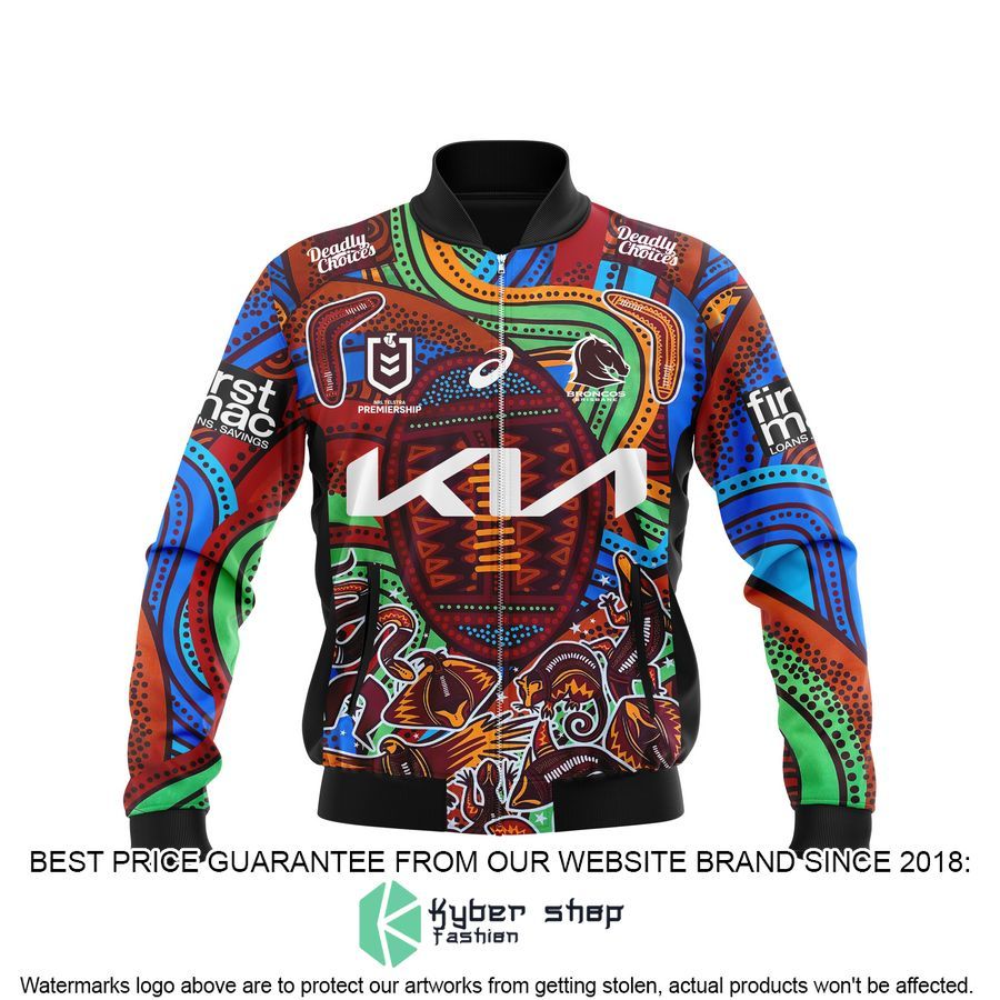 Personalized Brisbane Broncos Bomber Jacket 4 Personalized Brisbane Broncos Bomber Jacket word2