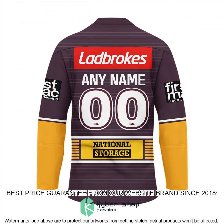 Personalized Brisbane Broncos logo Hockey Jersey 4 Personalized Brisbane Broncos logo Hockey Jersey word3