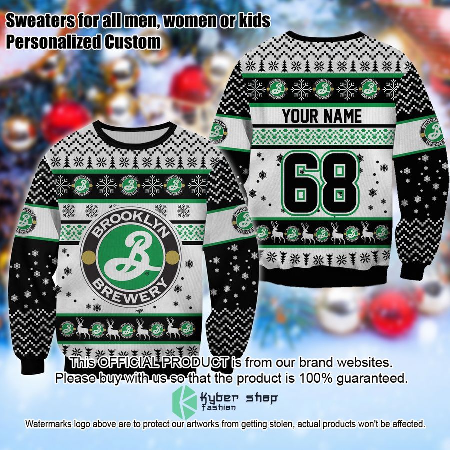 Personalized Brooklyn Brewery Ugly Sweater