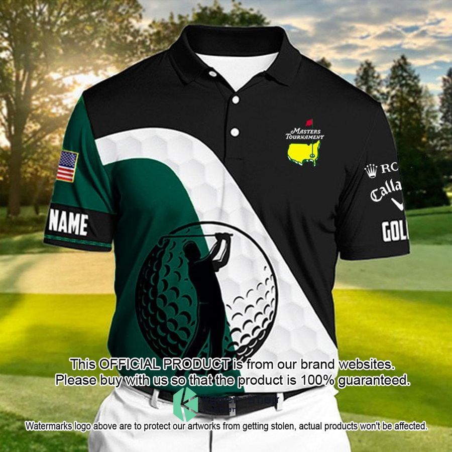 Personalized Callaway Masters Tournament PGA Golf Polo Shirt