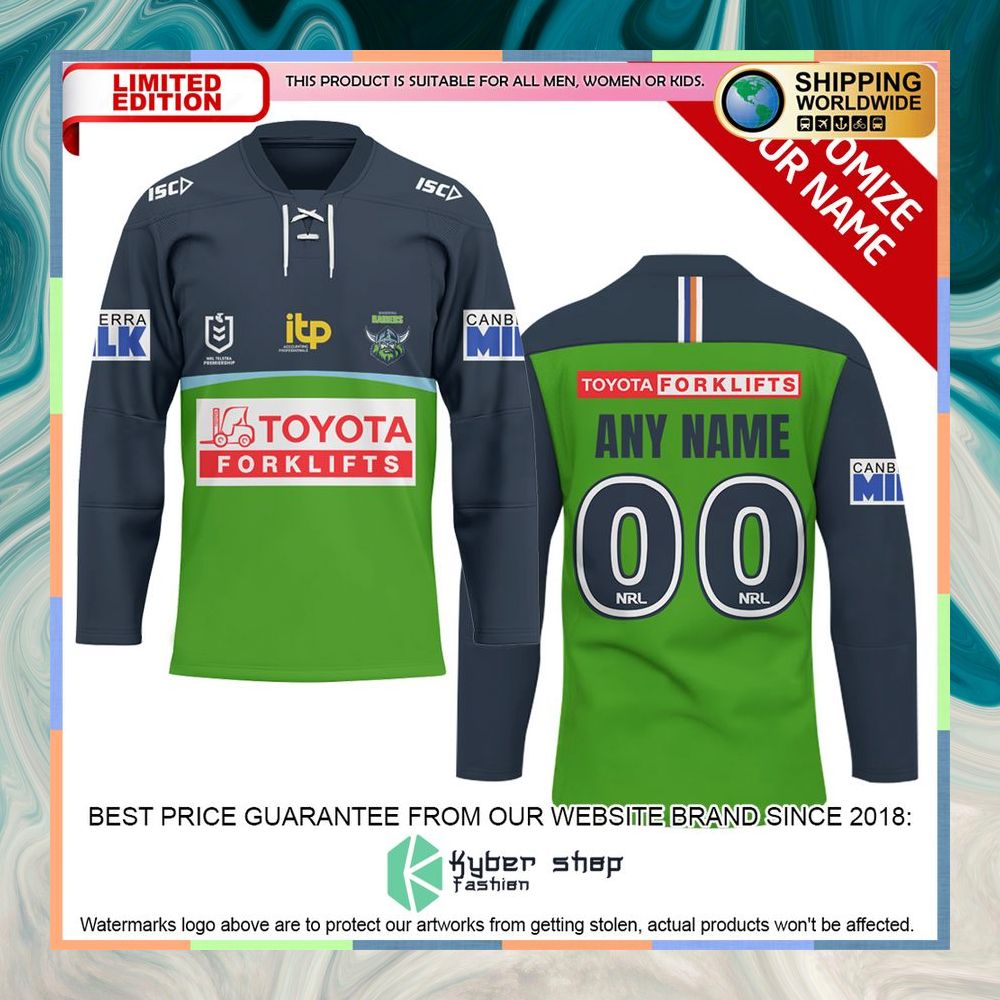 Personalized Canberra Raiders Hockey Jersey 5 Personalized Canberra Raiders Hockey Jersey word2