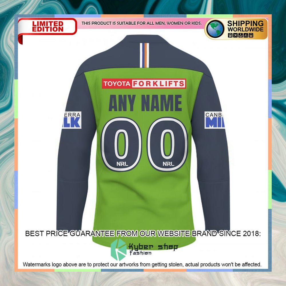 Personalized Canberra Raiders Hockey Jersey 8 Personalized Canberra Raiders Hockey Jersey word2