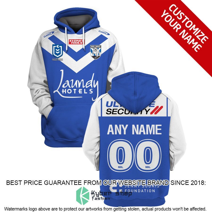 Personalized Canterbury-Bankstown Bulldogs blue Shirt, Hoodie