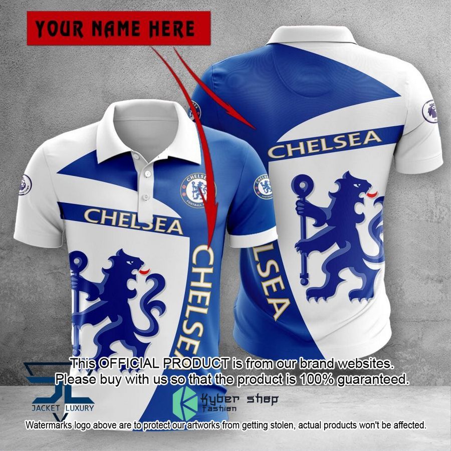 Personalized Chelsea F.C. Logo Polo Shirt, Baseball Jersey