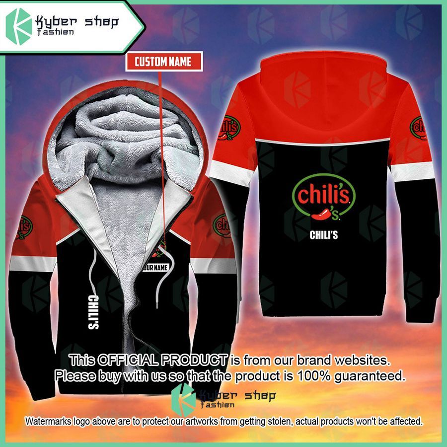 Personalized Chili's Fleece Hoodie