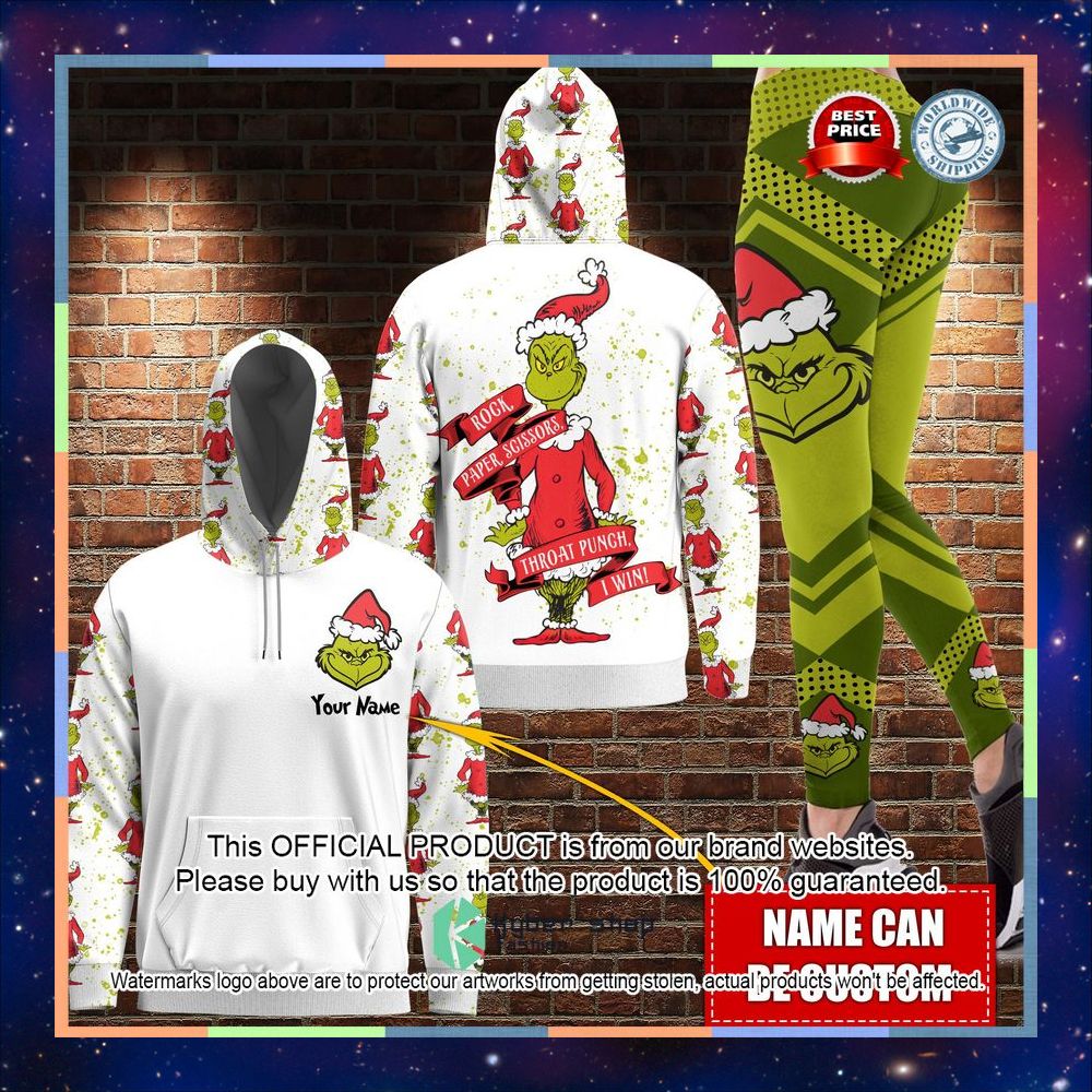 Personalized Christmas Grinch Rock Paper Scissors Punch I Win Shirt, Hoodie 5 Personalized Christmas Grinch Rock Paper Scissors Punch I Win Shirt, Hoodie word2