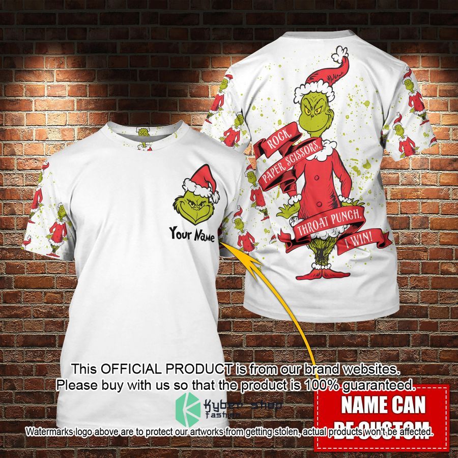 Personalized Christmas Grinch Rock Paper Scissors Punch I Win Shirt, Hoodie 4 Personalized Christmas Grinch Rock Paper Scissors Punch I Win Shirt, Hoodie word2