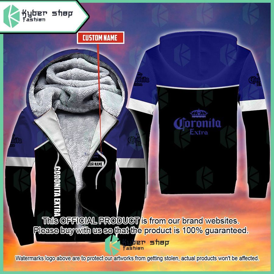 Personalized Corona Extra Coronita Fleece Hoodie