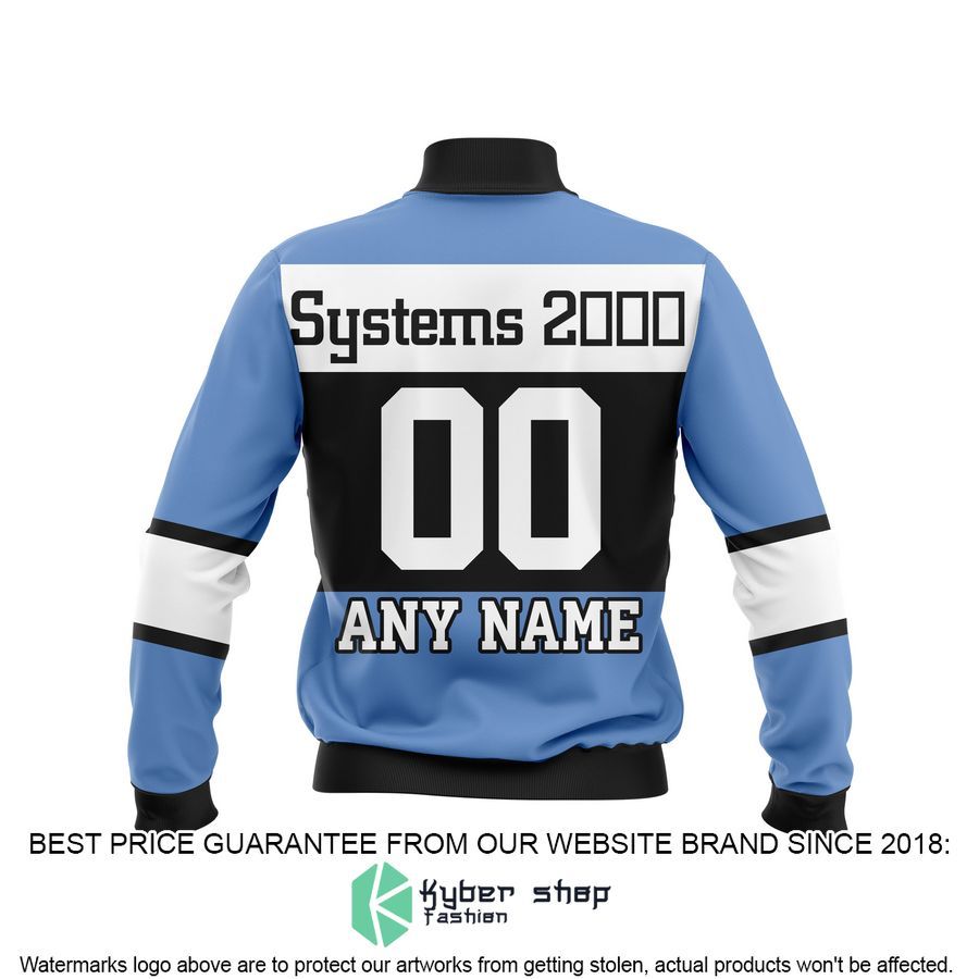 Personalized Cronulla-Sutherland Sharks blue Bomber Jacket 3 Personalized Cronulla-Sutherland Sharks blue Bomber Jacket word2