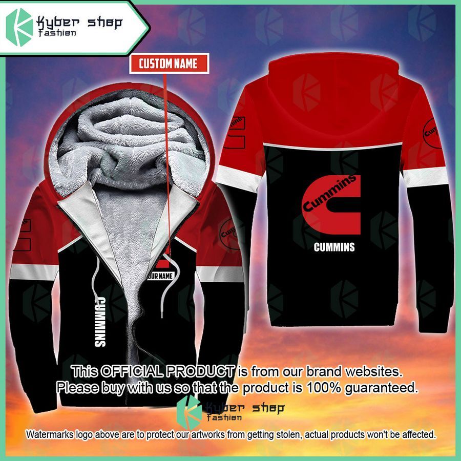 Personalized Cummins Fleece Hoodie