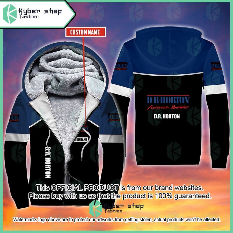 Personalized D.R. Horton Fleece Hoodie word3
