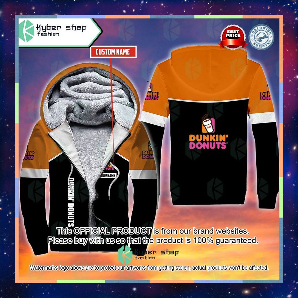 Personalized Dunkin' Donuts Fleece Hoodie 17 Personalized Dunkin' Donuts Fleece Hoodie word1