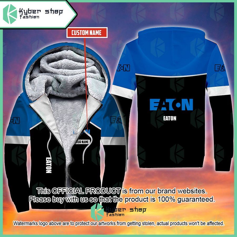 Personalized Eaton Fleece Hoodie word1