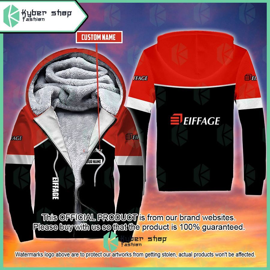 Personalized Eiffage Fleece Hoodie