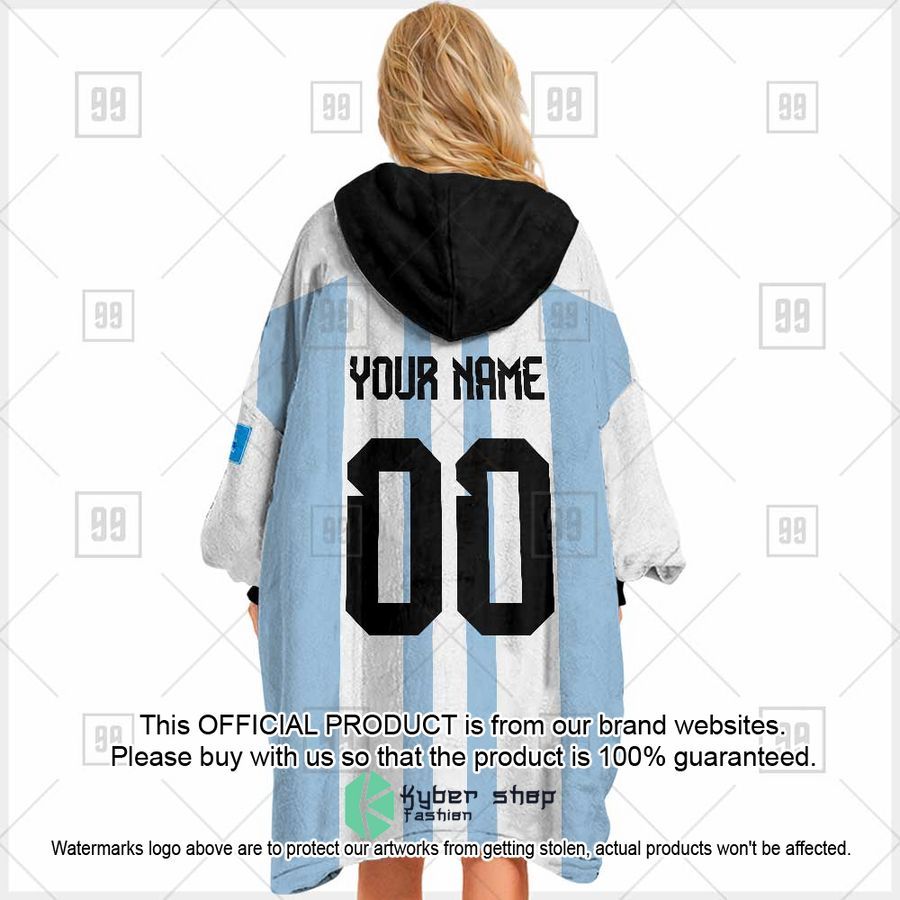 Personalized FIFA World Cup 2022 Argentina Football Jersey 2022 Oodie Blanket Hoodie 3 Personalized FIFA World Cup 2022 Argentina Football Jersey 2022 Oodie Blanket Hoodie word1