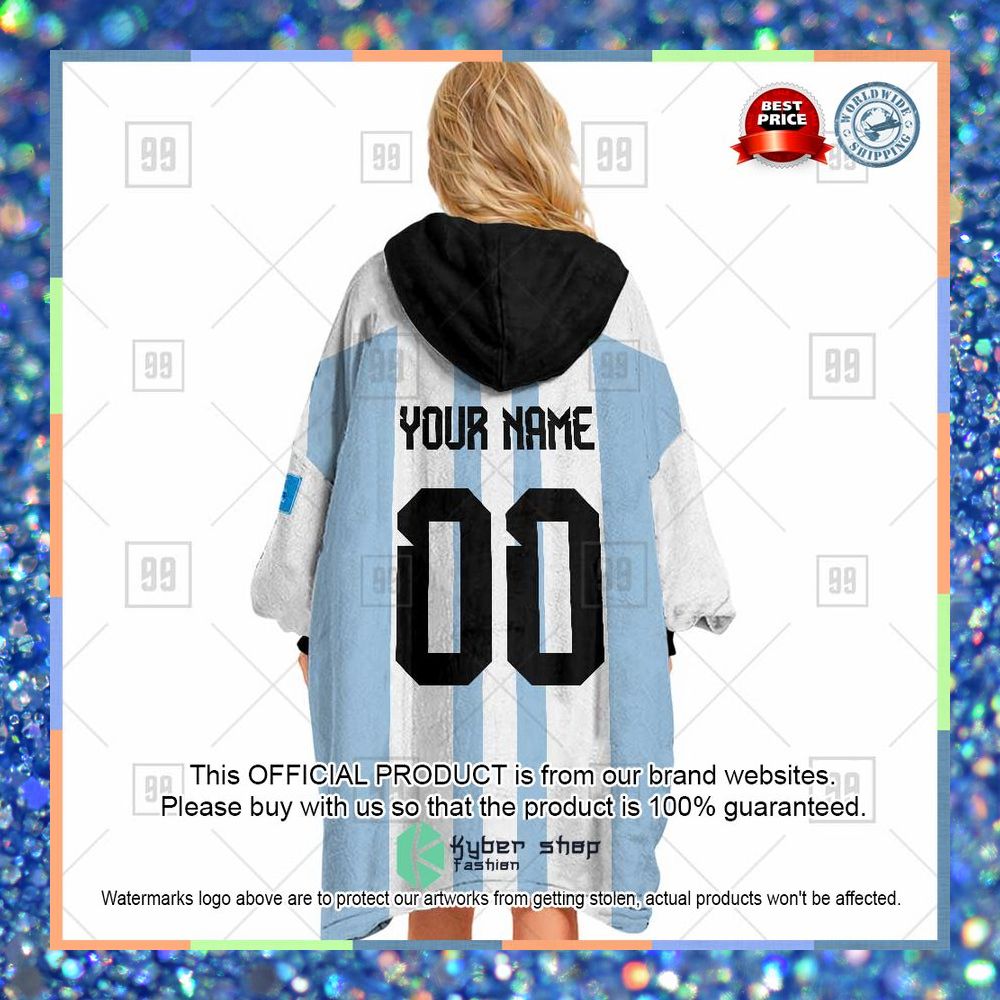 Personalized FIFA World Cup 2022 Argentina Football Jersey 2022 Oodie Blanket Hoodie 8 Personalized FIFA World Cup 2022 Argentina Football Jersey 2022 Oodie Blanket Hoodie word1