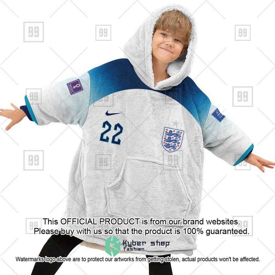 Personalized FIFA World Cup 2022 England Football Jersey 2022 Oodie Blanket Hoodie 4 Personalized FIFA World Cup 2022 England Football Jersey 2022 Oodie Blanket Hoodie word2