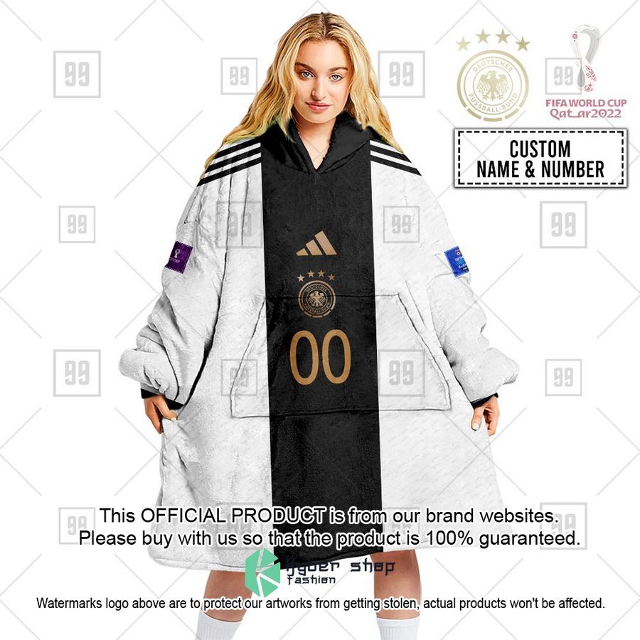 Personalized FIFA World Cup 2022 Germany Football Jersey 2022 Oodie Blanket Hoodie