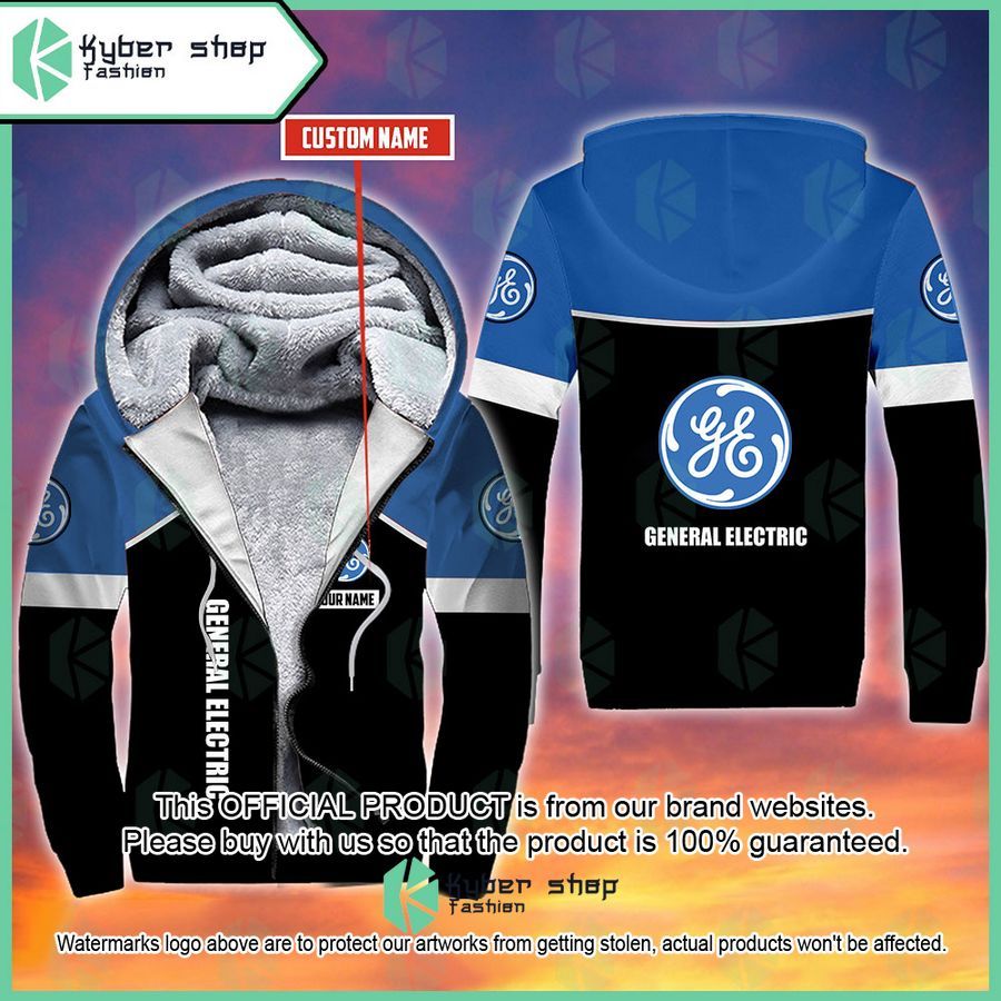 Personalized General Electric Fleece Hoodie word2