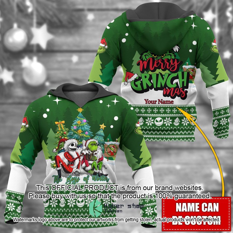 Personalized Grinch Jack Skellington Merry Grinchmas Shirt, Hoodie 3 Personalized Grinch Jack Skellington Merry Grinchmas Shirt, Hoodie word1
